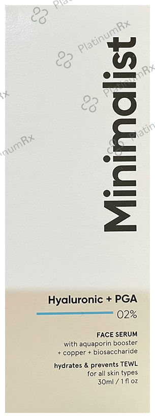 Minimalist Hyaluronic + PGA 02% Face Serum 30ml