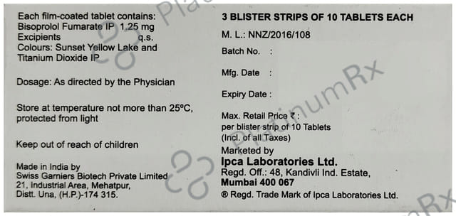 Blocpro 1.25mg Tablet 10s