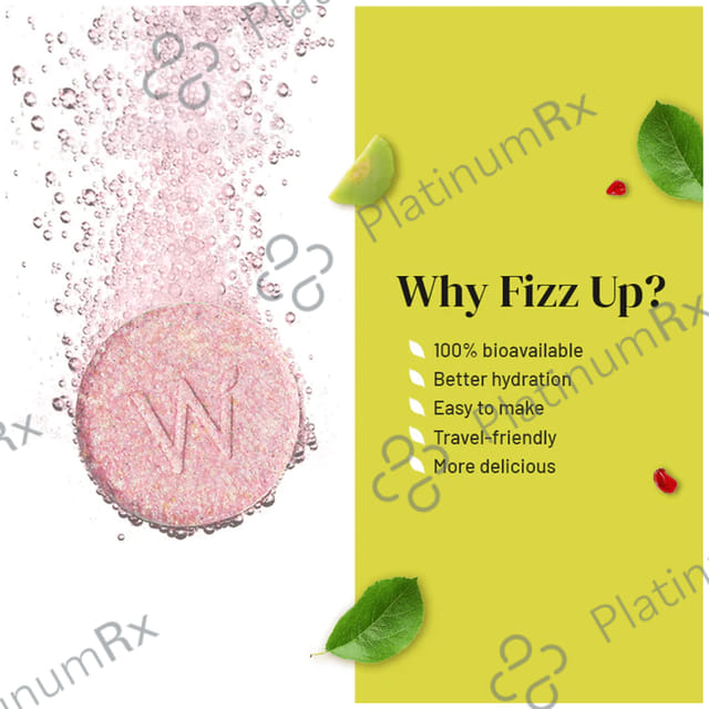 Wellbeing Nutrition Apple Cider Vinegar ACV with The Mother - Effervescent Tablet for Weight Management 1 Bottle