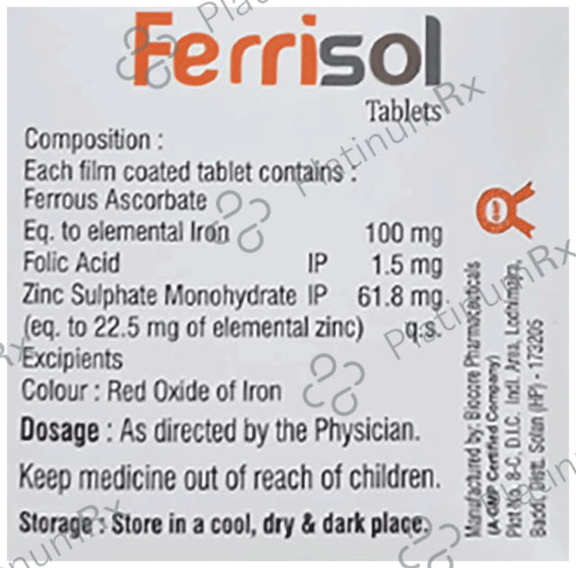 Ferrisol Tablet 10s