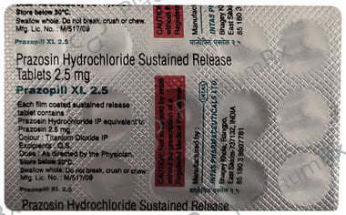 Prazopill XL 2.5mg Tablet SR 15s