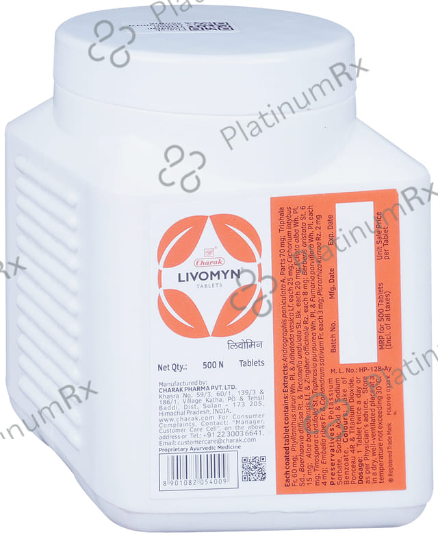 Charak Livomyn Tablet 500s