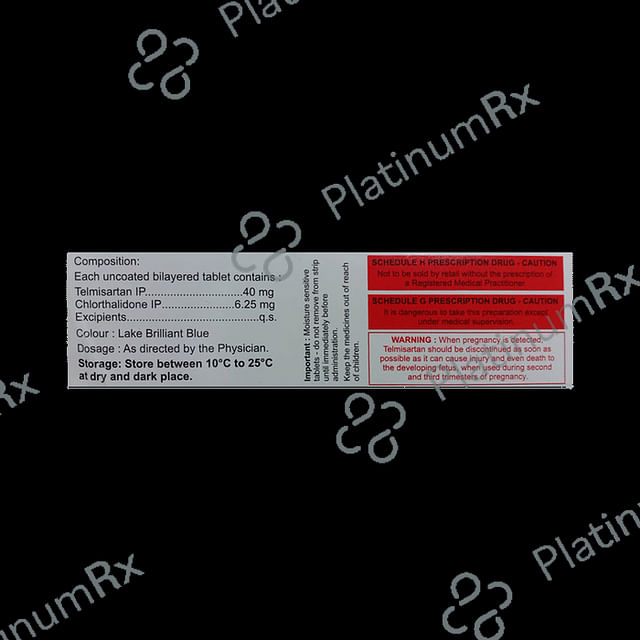 Eritel CH 6.25/40mg Tablet 15s