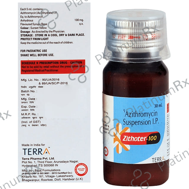 Zithoter 100 Oral Suspension