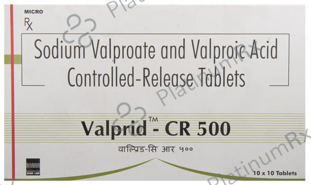 Valprid CR 500mg Tablet 10s