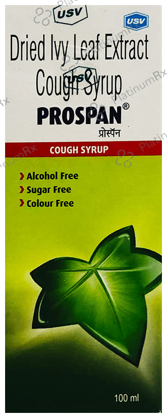 Prospan Dried Ivy Leaf Sugar Free Cough Syrup 100ml