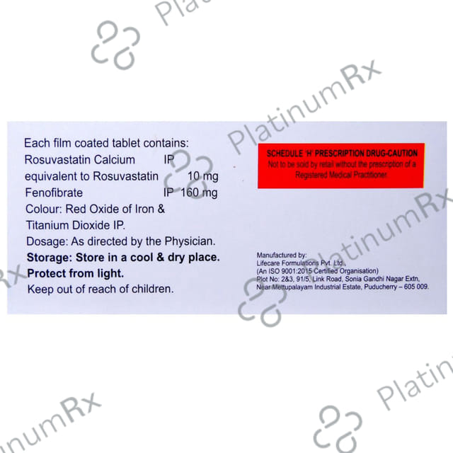 Rosucord F 160mg/10mg Tablet