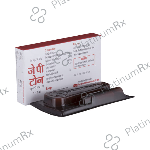 JP Tone 200mg/1000mcg Injection 5X2ml