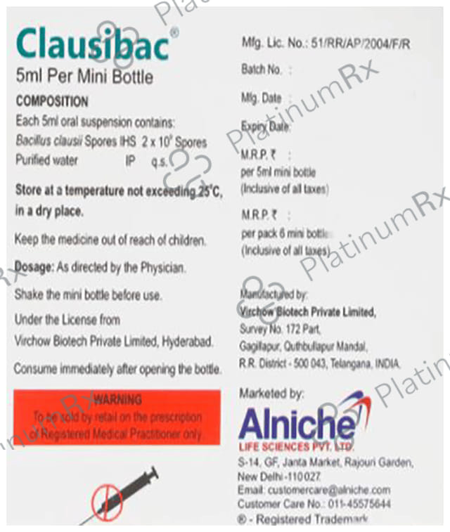 Clausibac 2B Oral Suspension 5ml