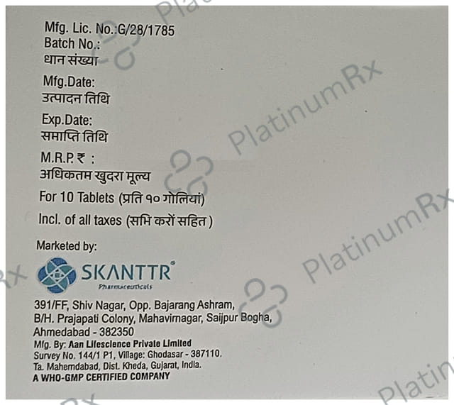 Fixskan 200mg Tablet DT 10s
