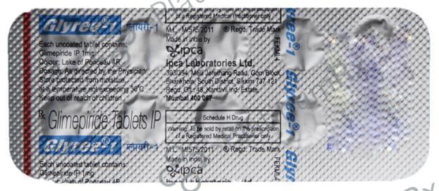 Glyree 1mg Tablet 10s