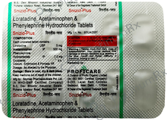 Snizid Plus Tablet 10s