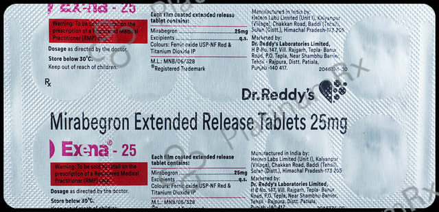 Exena 25mg Tablet ER 10s