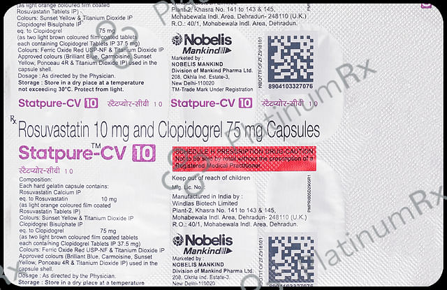 Statpure CV 10/75mg Capsule 10s