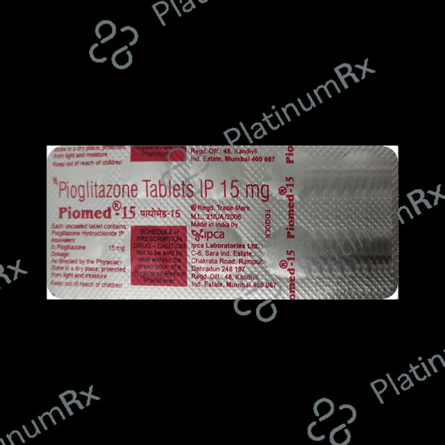 Piomed 15mg Tablet 10s