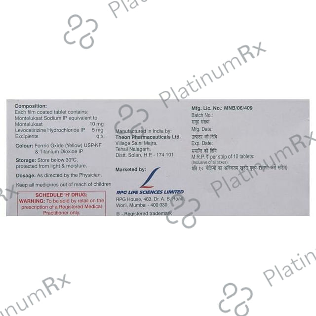 Romilast L 5/10mg Tablet 10s