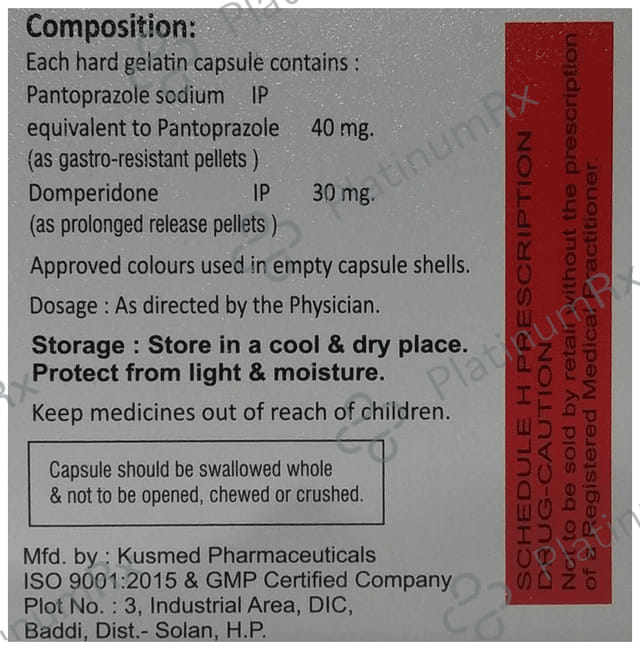 Pantax DSR Capsule 10s