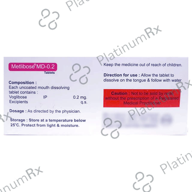 Metlibose 0.2mg Tablet MD 10s