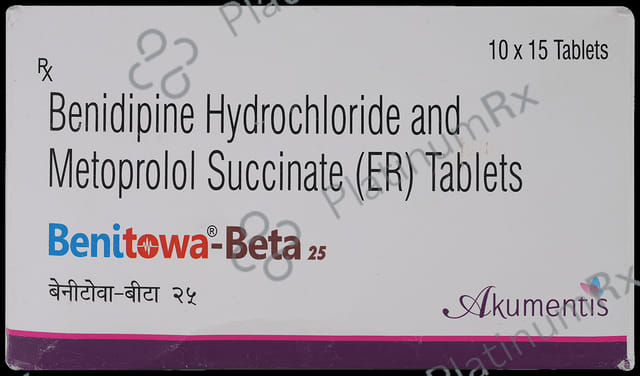 Benitowa Beta 4/25mg Tablet ER 15s