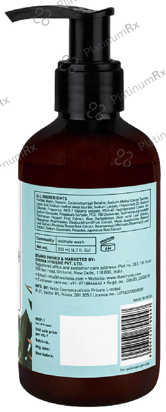 Sirona Refreshing Intimate Wash 200 ml