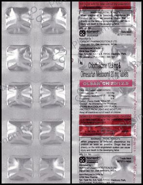 Olsar CH 20 20/12.5mg Tablet 10s