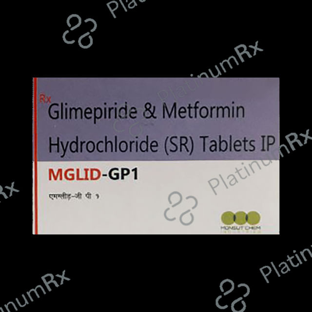 Mglid GP 1mg/500mg Tablet SR