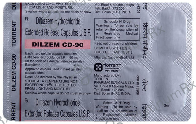 Dilzem CD 90mg Capsule 10s