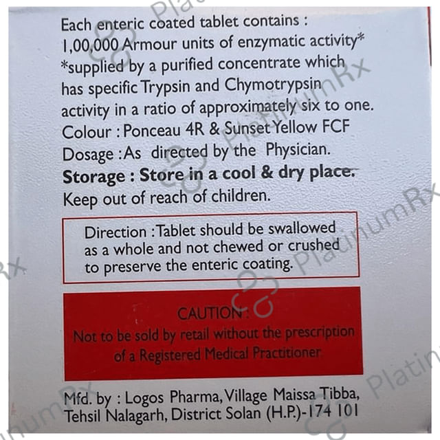 Chymodex Forte Tablet 20s