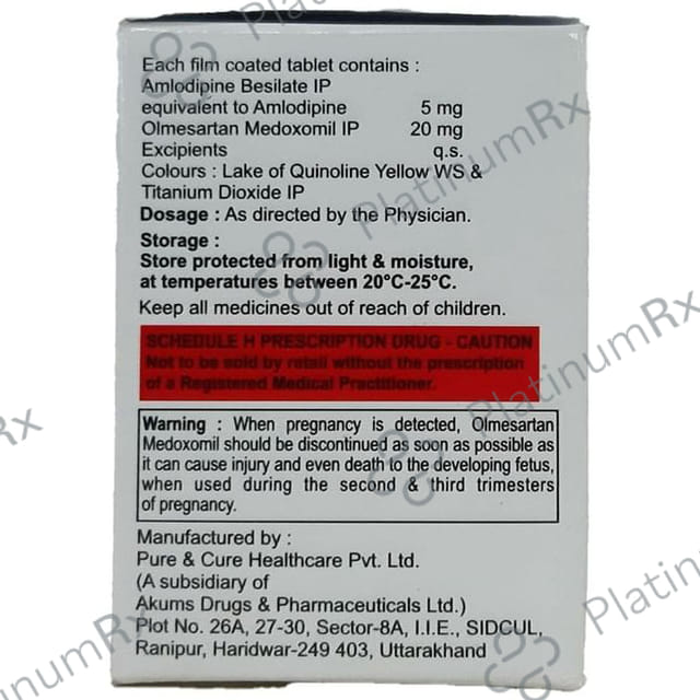 Olcure AM 20/5mg Tablet 10s