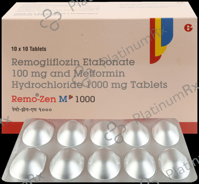Remo Zen M 100/1000mg Tablet 10s