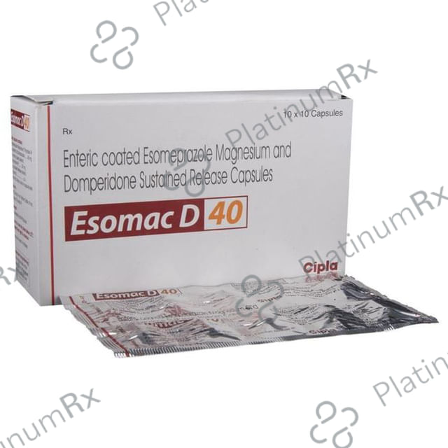 Esomac D 40/30mg Capsule SR 10s