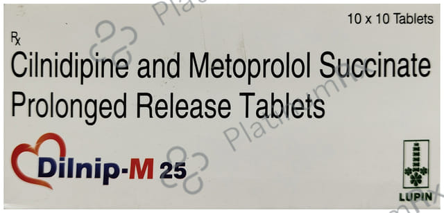 Dilnip M 10/25mg Tablet PR 10s
