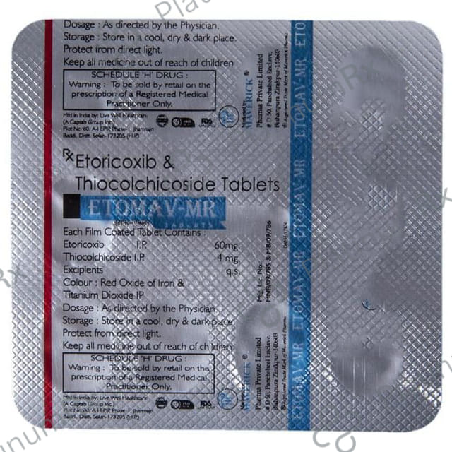Etomav MR Tablet 10s