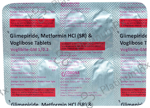 Voglibite GM1 1/500/0.2mg Tablet SR 10s