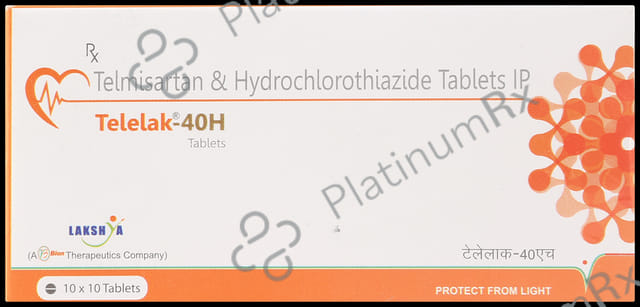 Telelak H 40mg/12.5mg Tablet