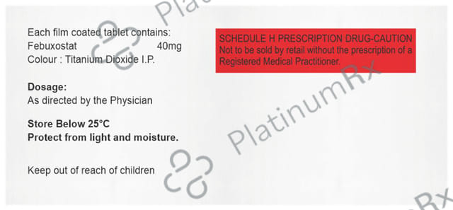 Fiboxo 40mg Tablet 10s