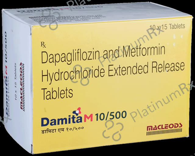 Damita M 10/500mg Tablet ER 15s