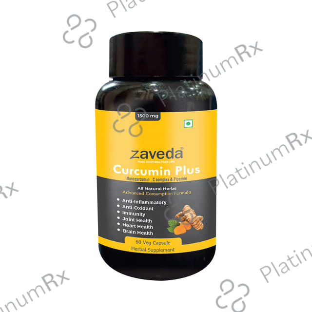 Zaveda Curcumin Plus Veg Capsule 60 vegicaps