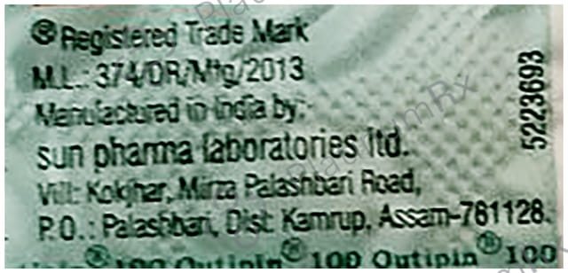 Qutipin 100mg Tablet 10s