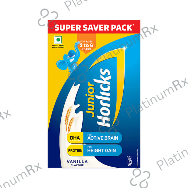 Horlicks Junior- For Kids' Active Brain & Height Gain - Flavour Vanilla 1 kg