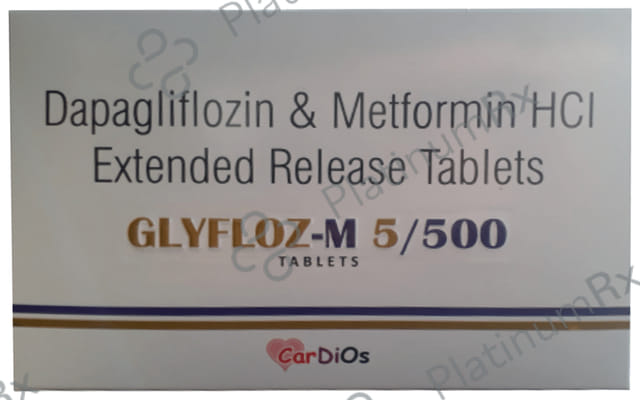 Glyfloz-M 5mg/500mg Tablet ER