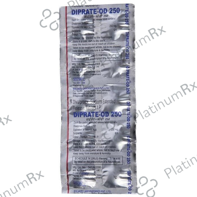 Diprate OD 250mg Tablet ER 10s