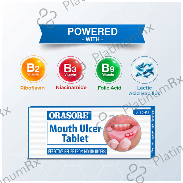 Orasore Mouth Ulcer Tablet 10s