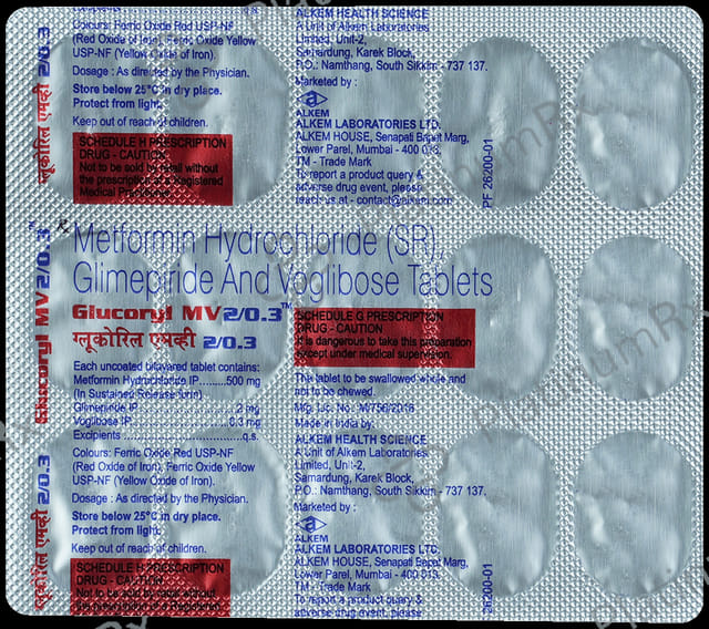 Glucoryl MV Tablet SR 15s