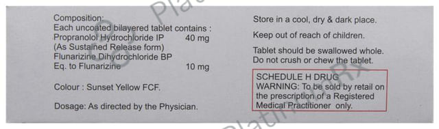 Migrabeta Plus 10/40mg Tablet 10s