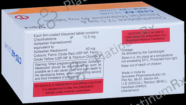 CTD AZ 40/12.5mg Tablet 10s