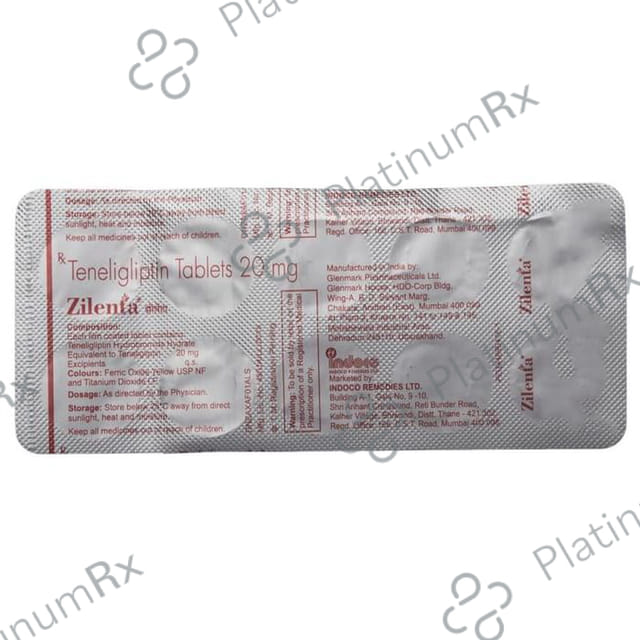 Zilenta 20mg Tablet 10s