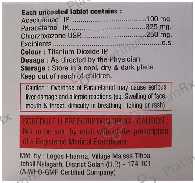Flezonac MR 100mg/325mg/250mg Tablet 10s