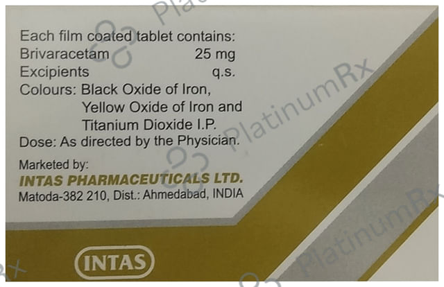 Brivazen 25mg Tablet 10s