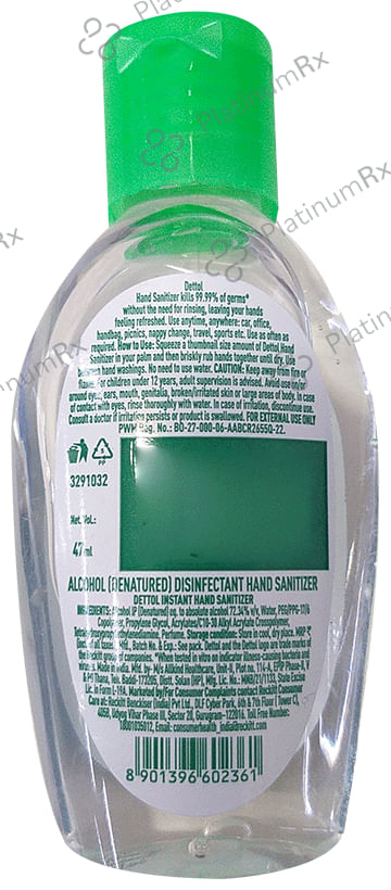 Dettol Sanitizer 47ml